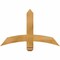 Ekena Millwork Bellingham Rough Sawn Timber Gable Bracket, Western Red Cedar, 36"W x 23"H x 2"D x 4"F, 15/12 Pitch GBW036X23X0204BEL00RWR - alternate 1